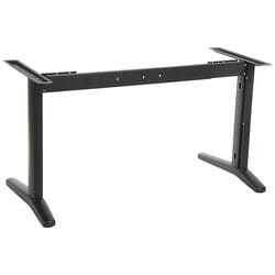 Stelaż stalowy z miejscem na kable (wysokość 75cm) czarny/biały/alu