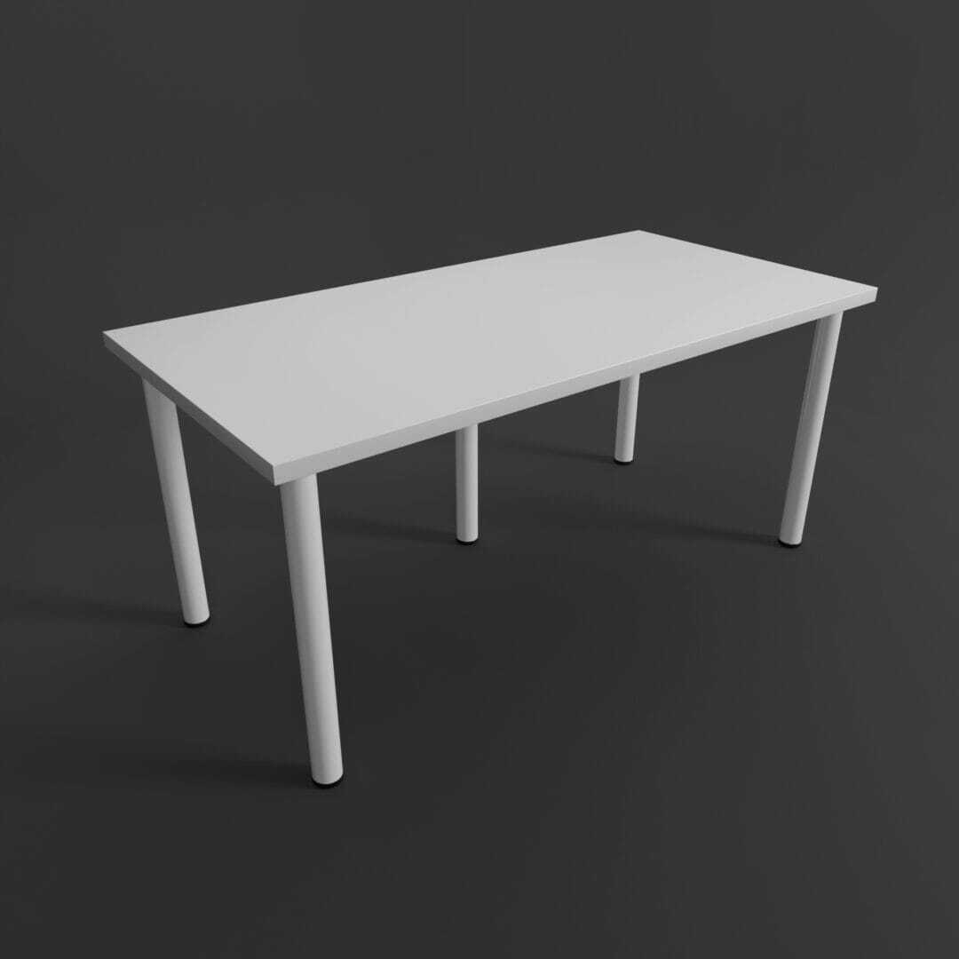biurko białe 160x80cm