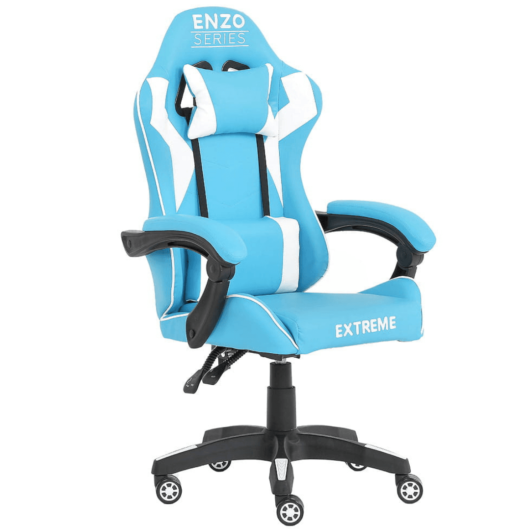 Fotel Gamingowy Extreme ENZO Blue White