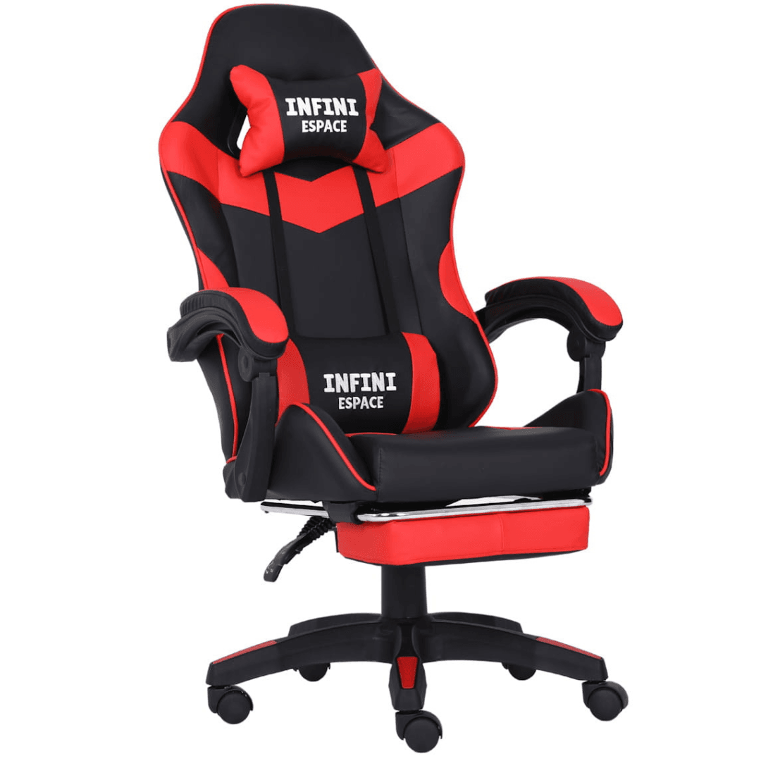 Fotel Gamingowy INFINI ESPACE BLACK/RED